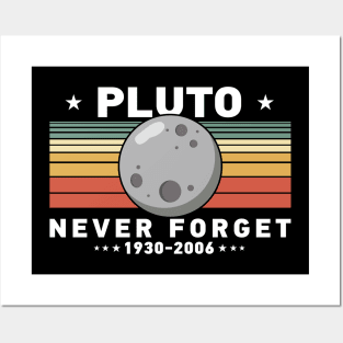 Pluto Never Forget Posters and Art